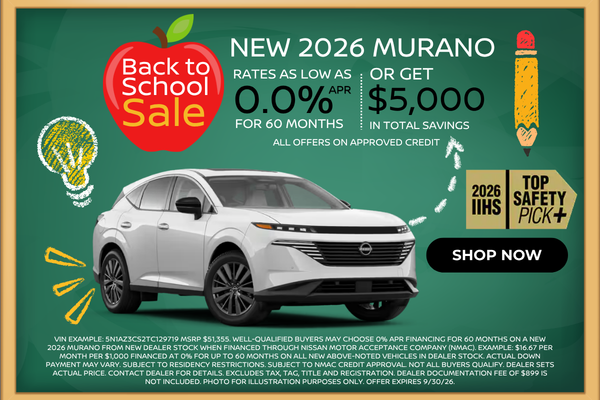 2026 Murano Offer