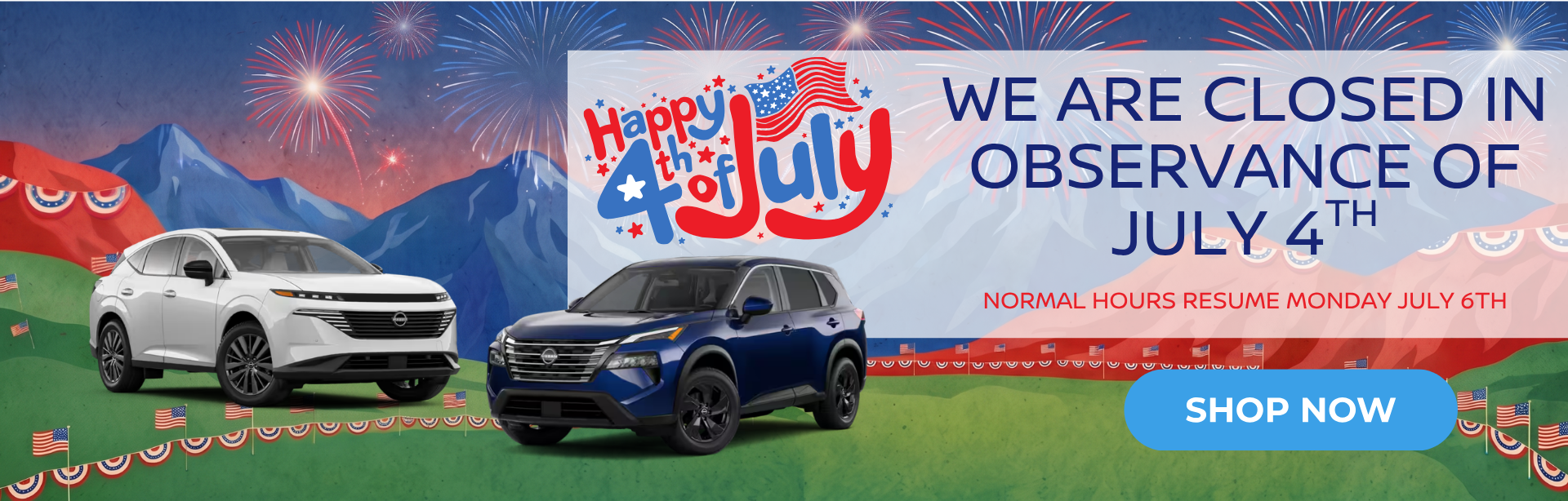 July 4th Hours