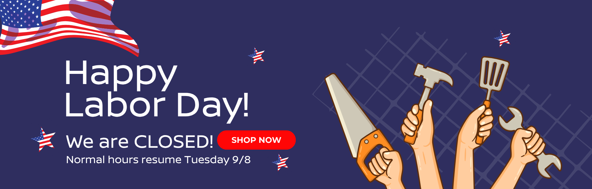 Labor Day Hours